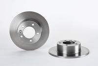 Remschijf BREMBO, Remschijftype: Massief, u.a. für Opel, Renault, Nissan, Vauxhall