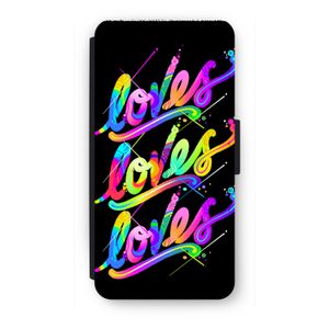 Loves: iPhone 7 Flip Hoesje