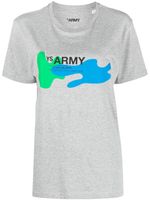 Yves Salomon t-shirt YS Army à imprimé graphique - Gris