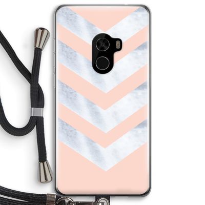 Marmeren pijlen: Xiaomi Mi Mix 2 Transparant Hoesje met koord