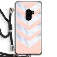 Marmeren pijlen: Xiaomi Mi Mix 2 Transparant Hoesje met koord