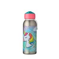 Isoleerfles flip-up Campus 350 ml - Unicorn