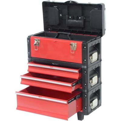 DEFPRO gereedschapswagen 3 stapelbare modules