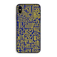 Majorelle Blue Print: iPhone XS Max Biologisch afbreekbaar hoesje