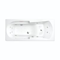 Whirlpoolbad Allibert Moovance Dolcea 180x80x53 cm Incl. Poten Wit Allibert - thumbnail