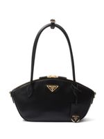 Prada petit sac à main en cuir - Noir