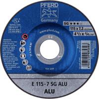 PFERD 62211622 E 115-7 SG ALU Afbraamschijf gebogen Diameter 115 mm Boordiameter 22.23 mm Aluminium, Non-ferrometaal 10 stuk(s) - thumbnail