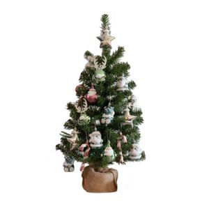 Kunstboom/kunst kerstboom inclusief kerstversiering 75 cm kerstversiering