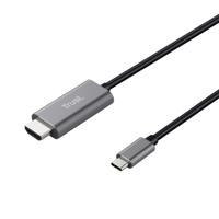 Trust 23332 USB-C-displaykabel USB-C / HDMI Adapterkabel USB-C stekker, HDMI-A-stekker 1.80 m Zwart