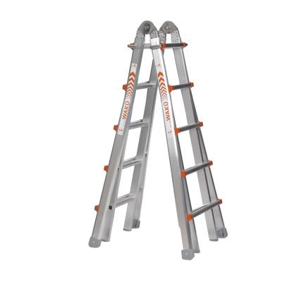 Waku Telescoopladder vouwladder 4x5 treden - 1413800102
