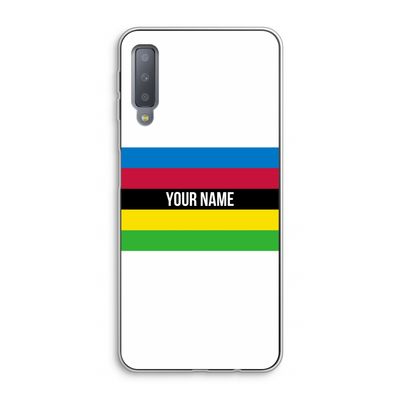 WK Wielrennen: Samsung Galaxy A7 (2018) Transparant Hoesje