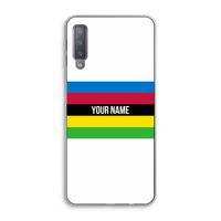 WK Wielrennen: Samsung Galaxy A7 (2018) Transparant Hoesje