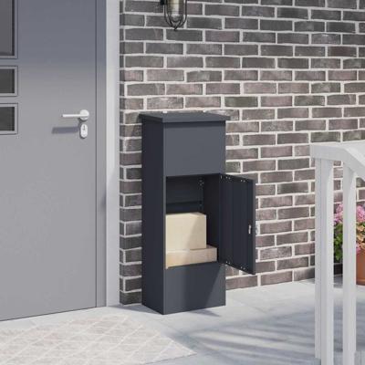 Pakket inwerp box Antraciet 44.5 x 29 x 110.5 cm Staal