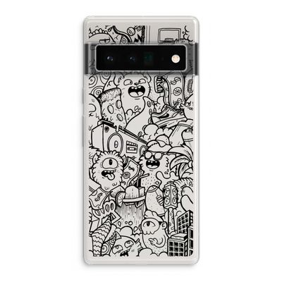 Vexx Black City : Google Pixel 6 Pro Transparant Hoesje