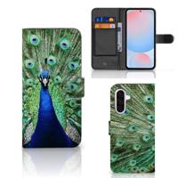 Samsung Galaxy A56 | Telefoonhoesje | Met pasjeshouder | Pauw