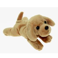 Pluche knuffel dieren Labrador hond van 18 cm - thumbnail