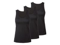 esmara 3 dames hemden (S (36/38), Zwart) - thumbnail