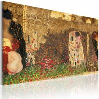 Schilderij - Gustav Klimt - inspiratie , multi kleur