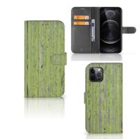 Apple iPhone 12 Pro Max | Book Style Case | Green Wood