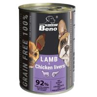 SUPER BENO Lamb with chicken livers - nat hondenvoer - 415g