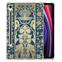Samsung Galaxy Tab S9 | Siliconen hoesje | Beige Flowers