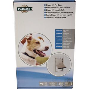 Gebr. de Boon - PetSafe aluminium deur nr. 640 L wit/transparant