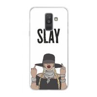 Slay All Day: Samsung Galaxy A6 Plus (2018) Transparant Hoesje