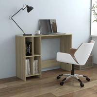 Bureau 102,5x35x75 cm bewerkt hout sonoma eikenkleurig