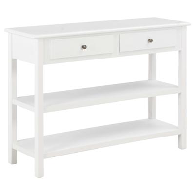 Dressoir 110x35x80 cm MDF wit