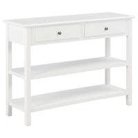 Dressoir 110x35x80 cm MDF wit