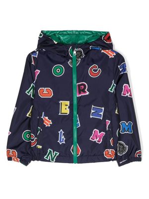 Moncler Enfant doudoune à capuche - Bleu
