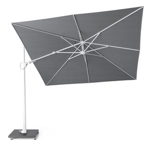 Zweefparasol Challenger Zijwaarts Kantelbaar (T2) premium 3x3 meter Manhattan zonwering I - Platinum