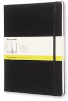 Moleskine notitieboek,  ft 19 x 25 cm, effen, harde cover, 192 blad, zwart - thumbnail