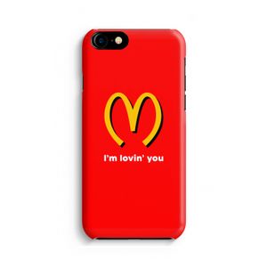 I'm lovin' you: iPhone 8 Volledig Geprint Hoesje