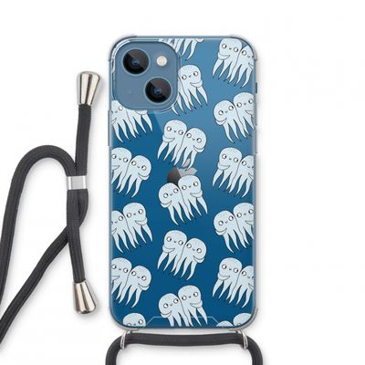 Octopussen: iPhone 13 mini Transparant Hoesje met koord