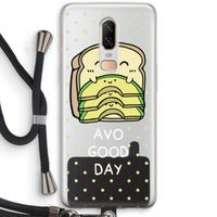 Avo Good Day: OnePlus 6 Transparant Hoesje met koord