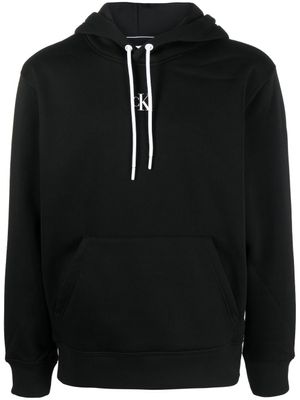 Calvin Klein hoodie à logo imprimé - Noir