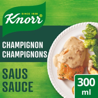 Knorr Saus in Pak Champignon Roomsaus 300 ml bij Jumbo
