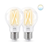 WiZ Filamentlamp helder 6,7 W (gelijk aan 60 W) A60 E27 x2 - thumbnail