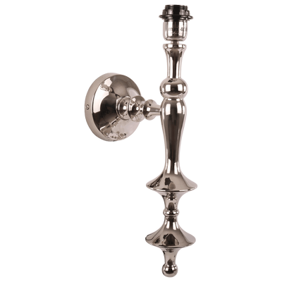 Wandlamp Evorio groot glans chroom