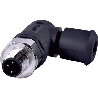 Conec 42-00025 Sensor/actuator connector, niet geassembleerd M8 Aantal polen (sensoren): 3 Stekker, haaks 1 stuk(s)