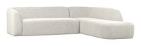 BePureHome Hoekbank 'Sloping' Rechts, kleur Pearl Melange
