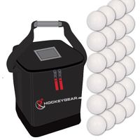 24 trainingsballen incl. Hockeygear.eu tas zwart