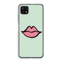 Kusje: Samsung Galaxy A22 5G Transparant Hoesje Kusje: Samsung Galaxy A22 5G Transparant Hoesje