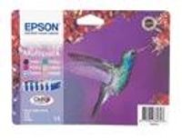 Epson Hummingbird T080740 Multipack Ink Cartridge inktcartridge Origineel Zwart, Cyaan, Lichtyaan, Lichtmagenta, Magenta, Geel