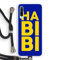 Habibi Blue: Huawei P Smart Pro Transparant Hoesje met koord