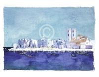 Kunstdruk Ralf Westphal - Molfetta, Apulien 90x70cm