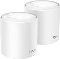TP-Link DECO X60(2-PACK) mesh-wifi-systeem Dual-band (2.4 GHz / 5 GHz) Wi-Fi 6 (802.11ax) Wit Intern - thumbnail