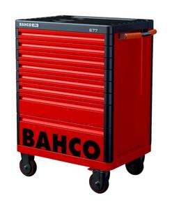 Bahco Gereedschapswagen &apos;Premium&apos; E77 26" met 8 lades rood | 693 mm x 510 mm x 965 mm - 1477K8RED
