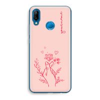 Giving Flowers: Huawei P20 Lite Transparant Hoesje